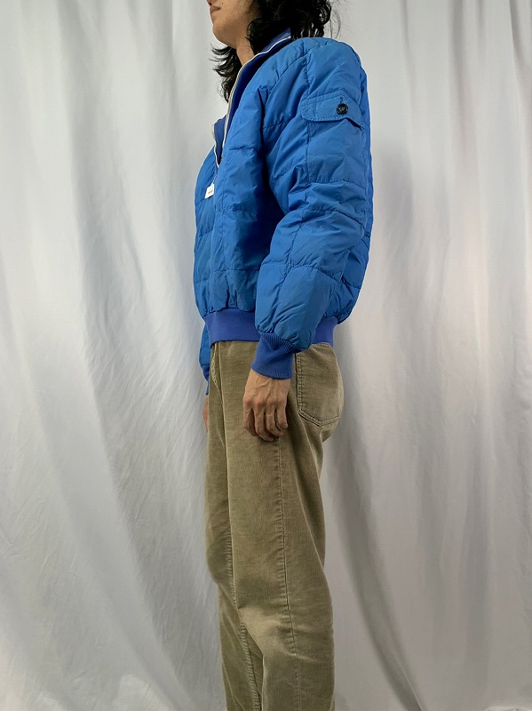 80〜90's Eddie Bauer ハーフジップ プルオーバーダウンジャケット XL