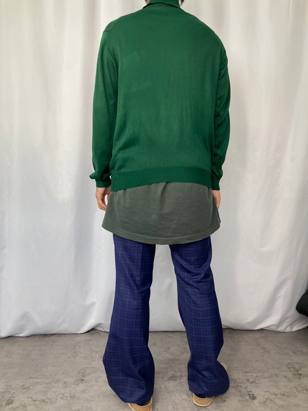 EURO 70's〜 CORALENE A ポリエステル×アセテート ニットポロシャツ