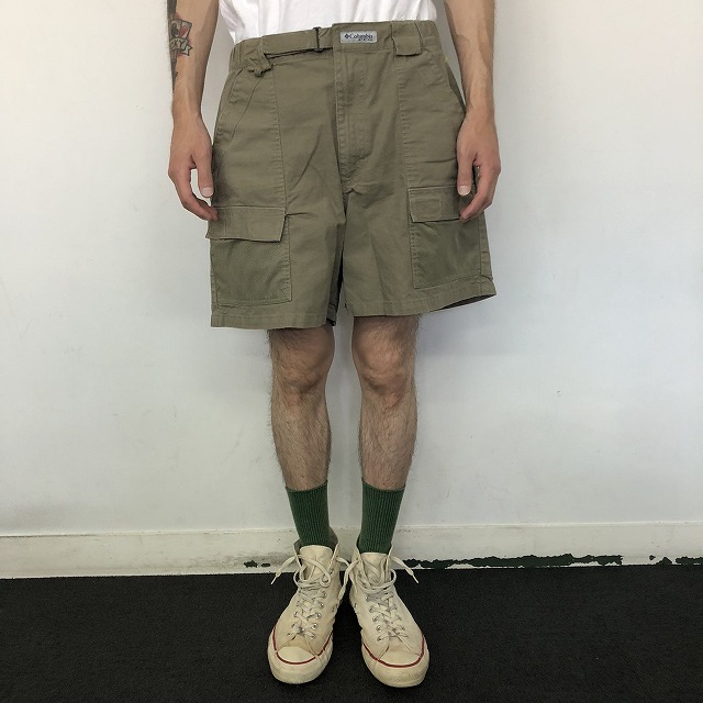 Columbia PFG コットンショーツ M