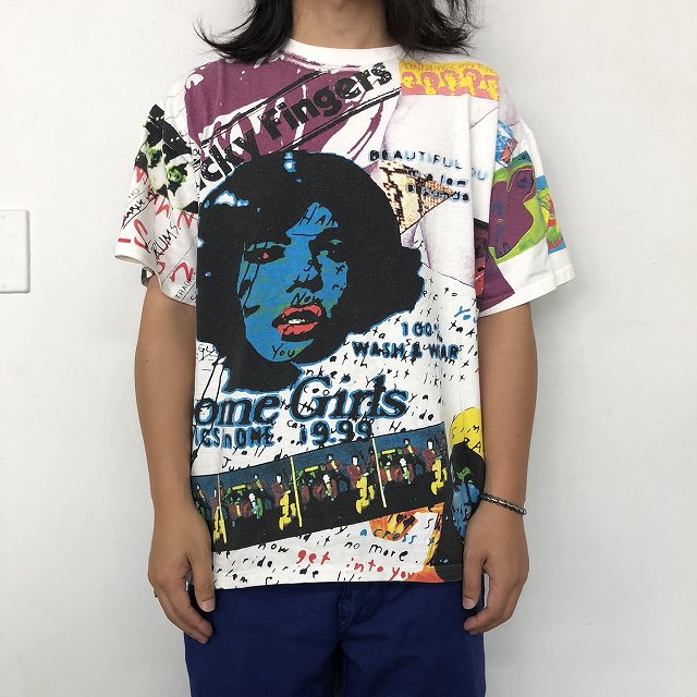 90年代 CRONIES ROCK AND ROLL HALL OF FAME 両面プリント バンドTシャツ バンT USA製 メンズXXL ヴィンテージ /eaa329484