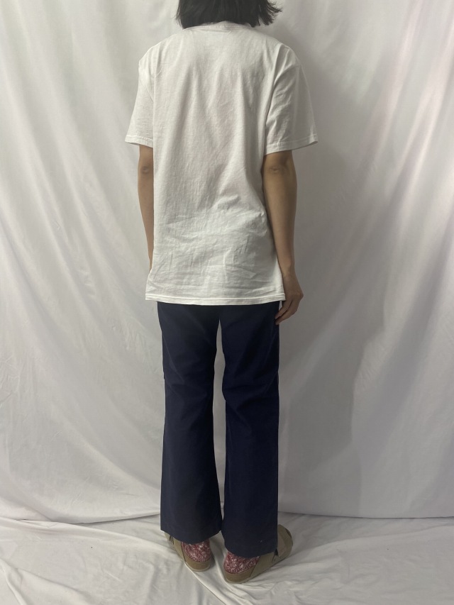 80s U.S.NAVY UTILITY TROUSERS DARK BLUE PANTS USN ベイカー
