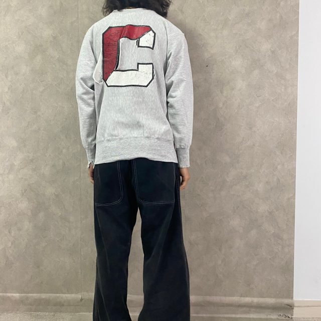 champion スウェットreverse weave バックプリント