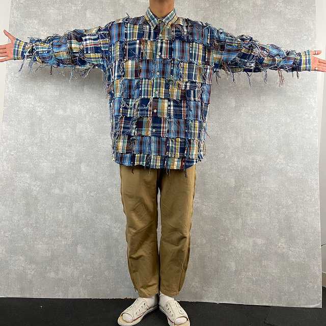 《週末限定値下げ10/1迄》BOWWOW PATCHWORK SHIRTS