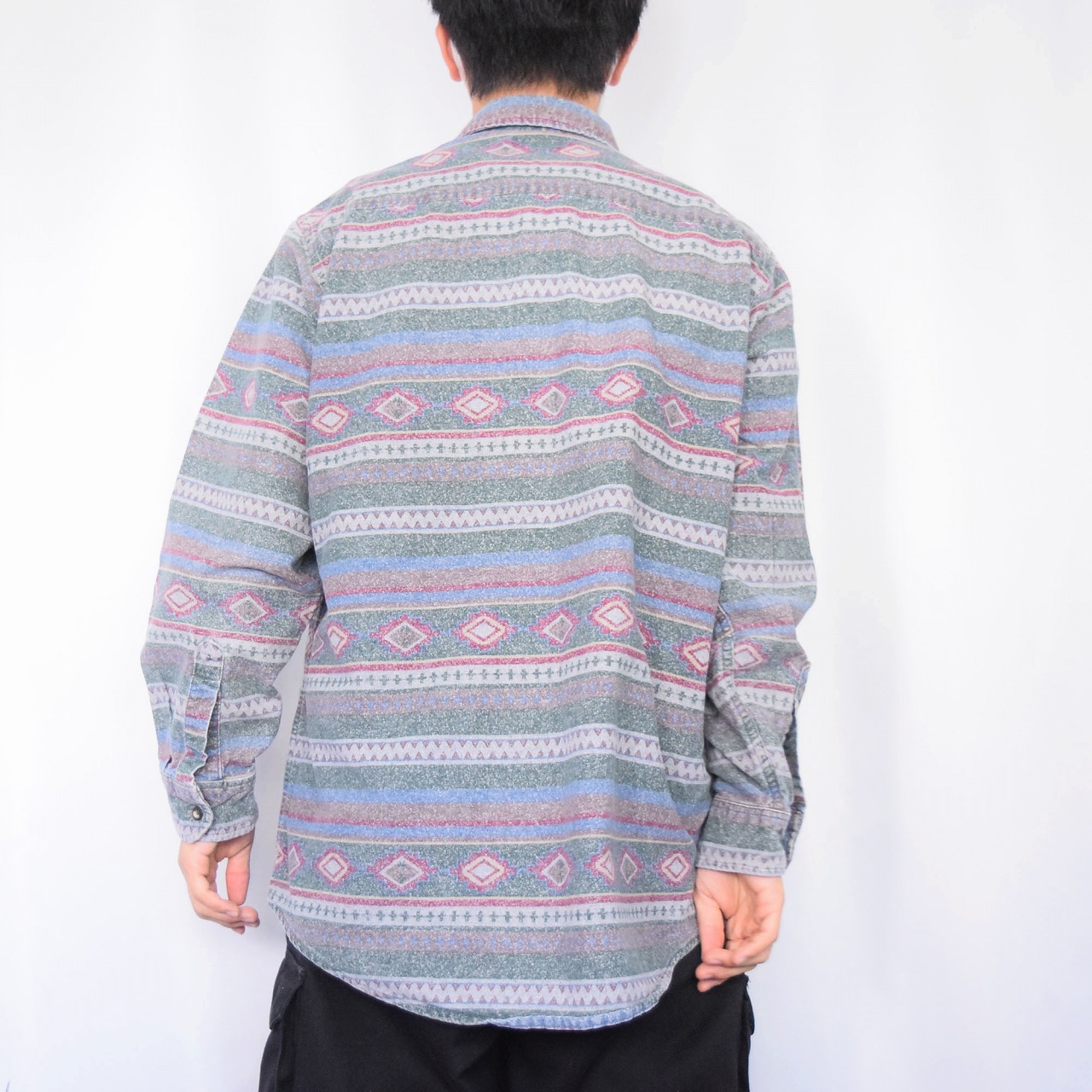 グッドアイテム90sビンテージL.L.Beanエルエルビーン長袖ボタン
