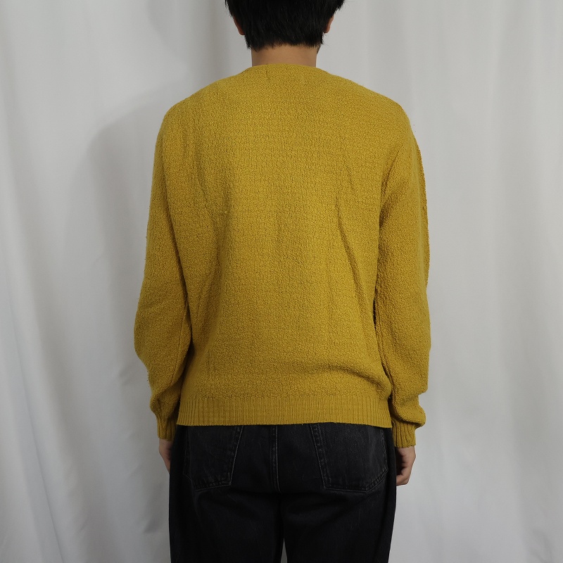 画像3: 70's Manhattan アクリルニットカーディガン L (3)