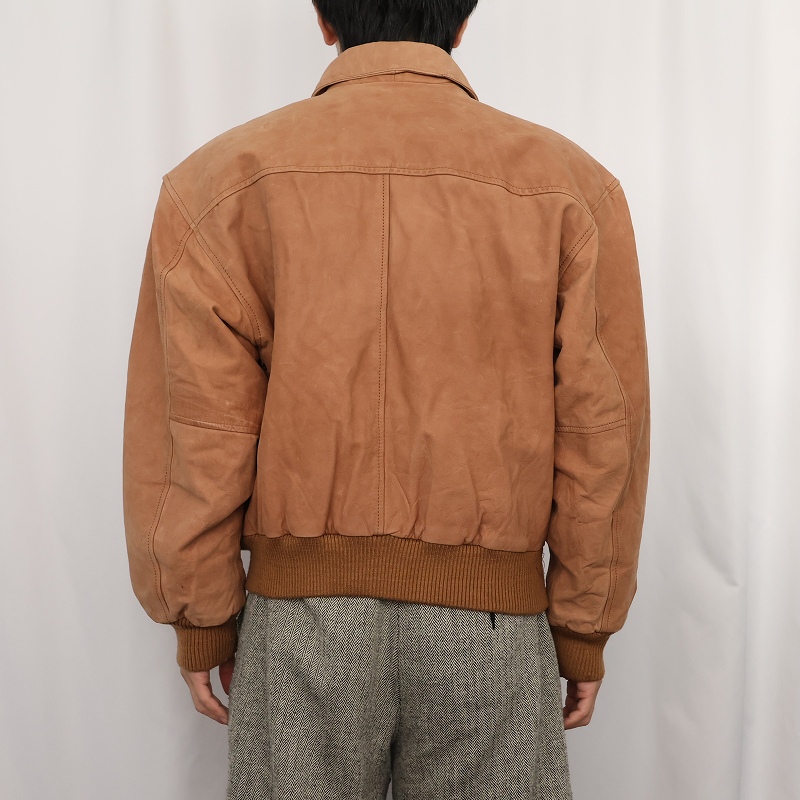 画像3: OUTBROOK "A-2 TYPE" レザーフライトジャケット S (3)