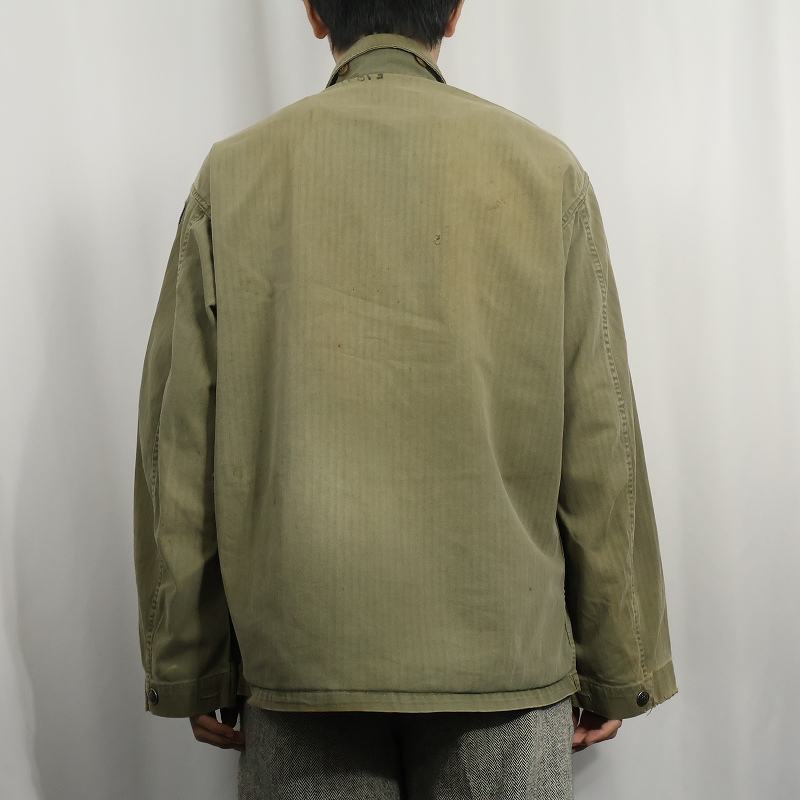 画像3: 40's U.S.ARMY 13スター M-43 HBTジャケット 38R (3)