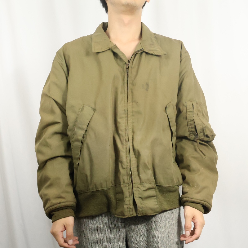 画像2: 80〜90's U.S.ARMY CVC タンカースジャケット ノーメックス  (2)