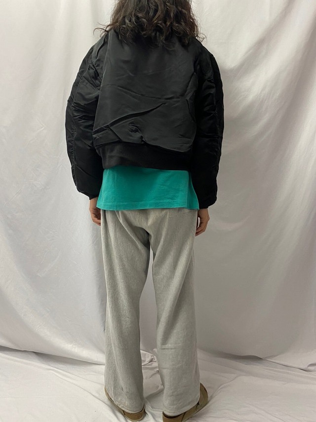 90's Schott Bros. inc. 民間用 MA-1 フライトジャケット LARGE