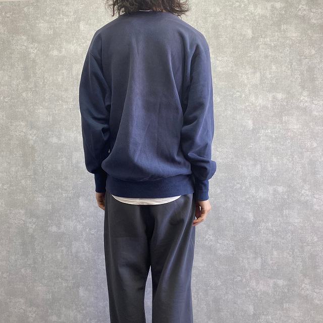 90's Champion REVERSE WEAVE USA製 目付き ネイビー XL