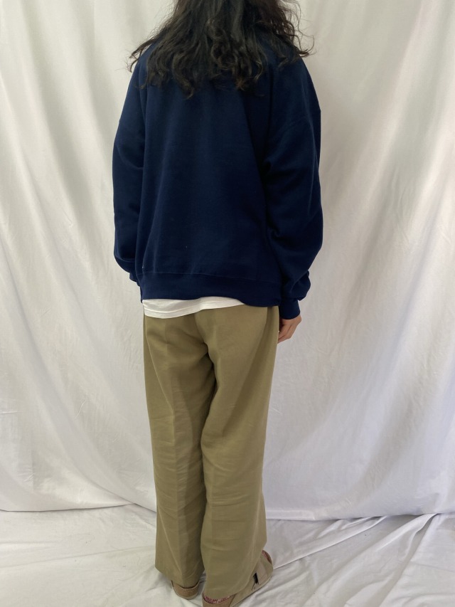90年代 90s ミリタリー トレーナー usネイビー 紺 アメリカ製 