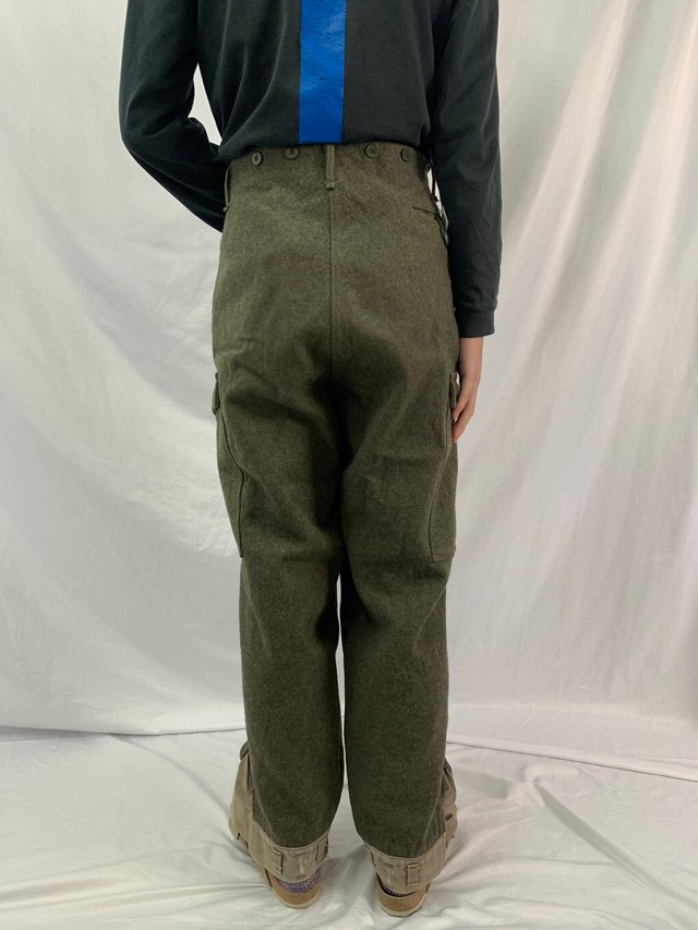 60s 60年代 スウェーデン軍 ヨーロッパ ユーロミリタリー カーゴパンツ 