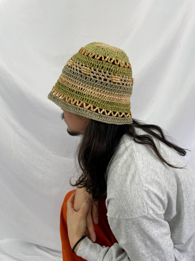 キャップ 帽子 ニット ペーパー 紙 ヴィテージ古着屋feeet 通販 名古屋 大須 メンズ