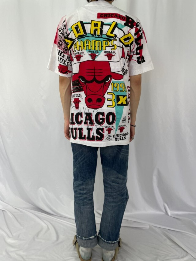 交換無料! SALEM サレム ブルズ 90s USA製 Tシャツ NBA jordan