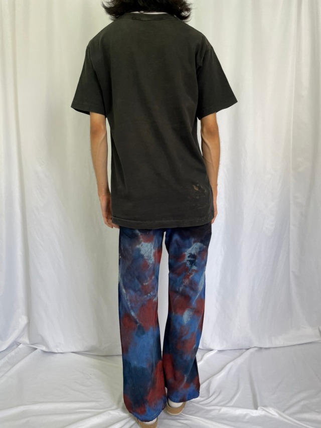 Carhartt 後染め リメイクデニムパンツ W34