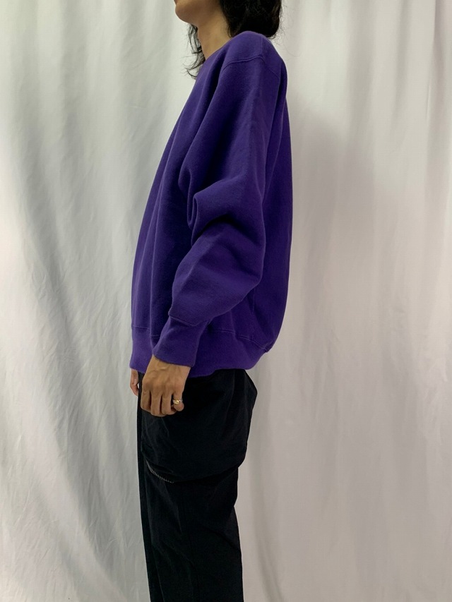 90年代 90s リバースウィーブタイプ アメリカ製 紫 パープル