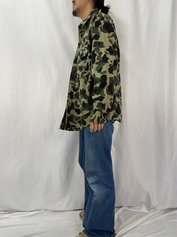 Chesapeake Bay ダックハンターカモ柄 シャモアクロスシャツ