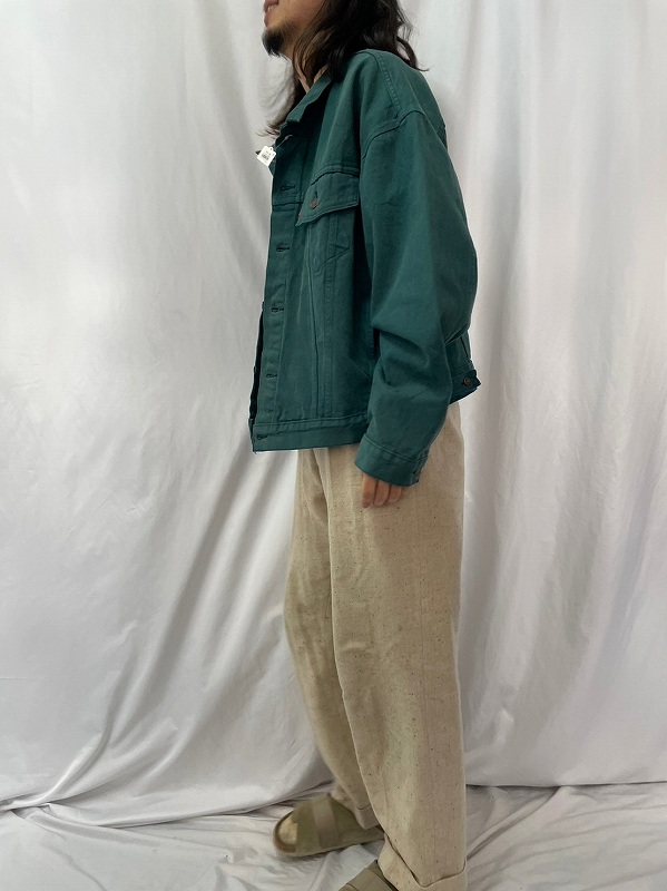 90年代 90s リーバイス アメリカ製 カラーデニムジャケット 緑 