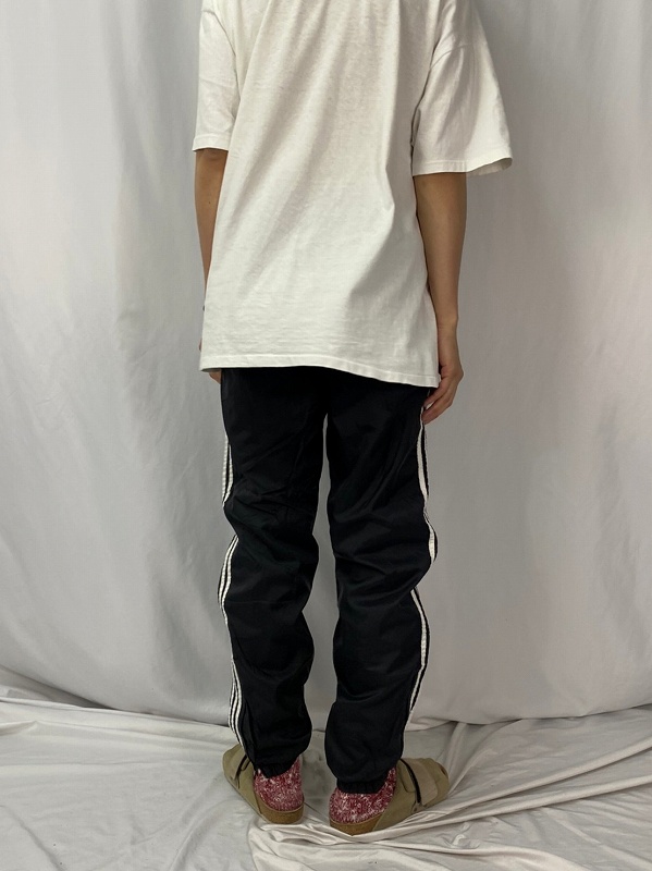 80〜90's adidas ナイロントラックパンツ S BLACK