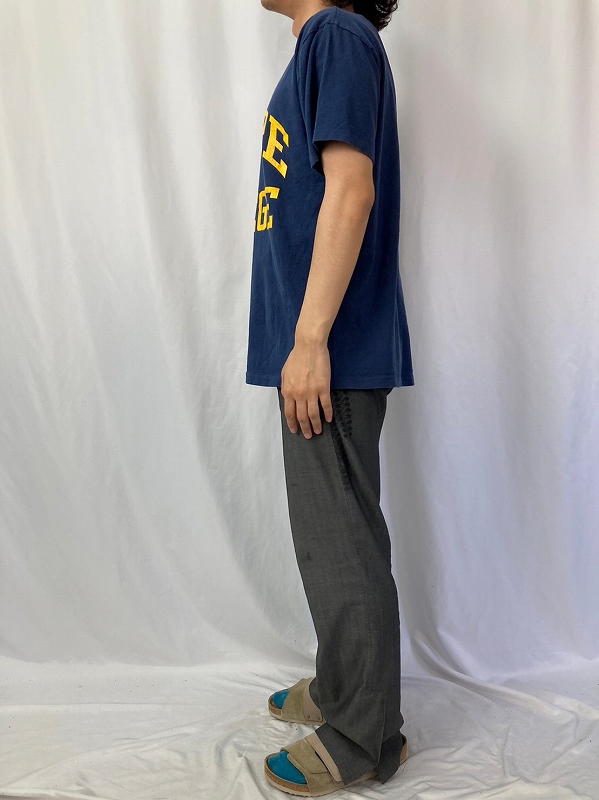 90s 90年代 チャンピオン アメリカ製 ネイビー 紺 半袖 |ヴインテージ 