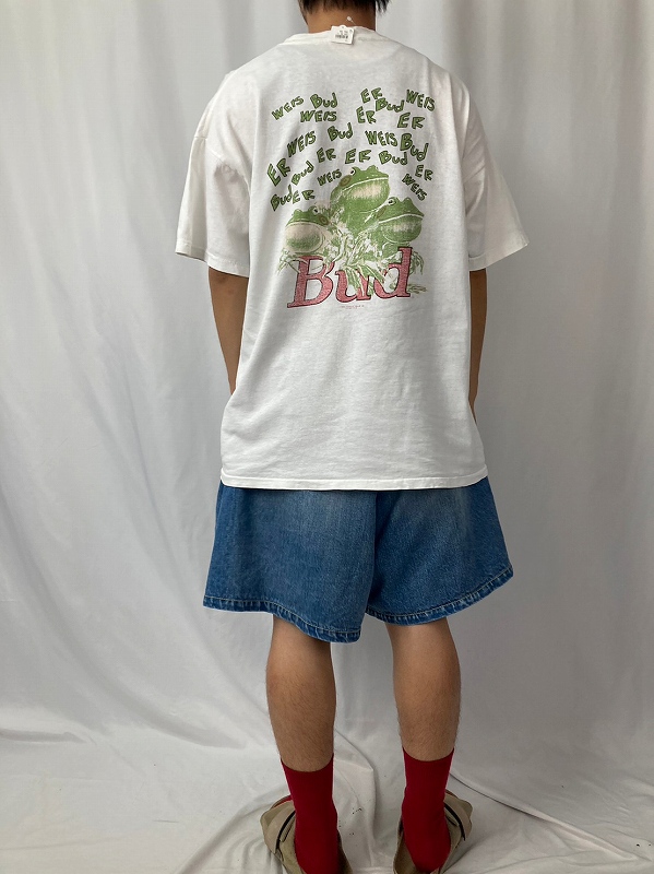 90s 90年代 バドワイザー 白 ホワイト │ヴィテージ古着屋Feeet 通販