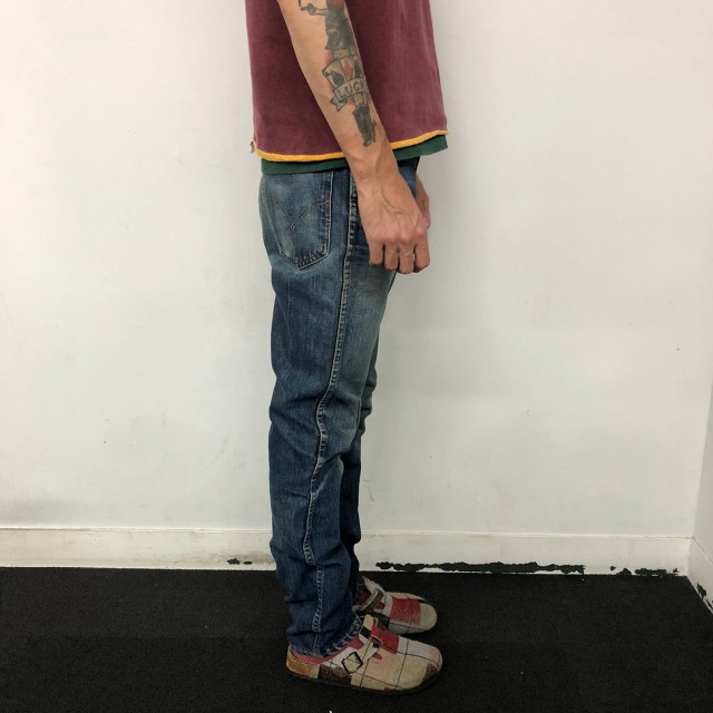 60's LEVI'S 606 BIGE デニムパンツ W32