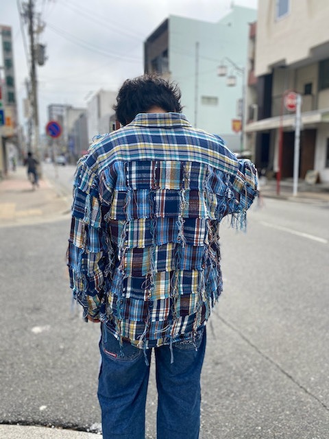 《週末限定値下げ10/1迄》BOWWOW PATCHWORK SHIRTS