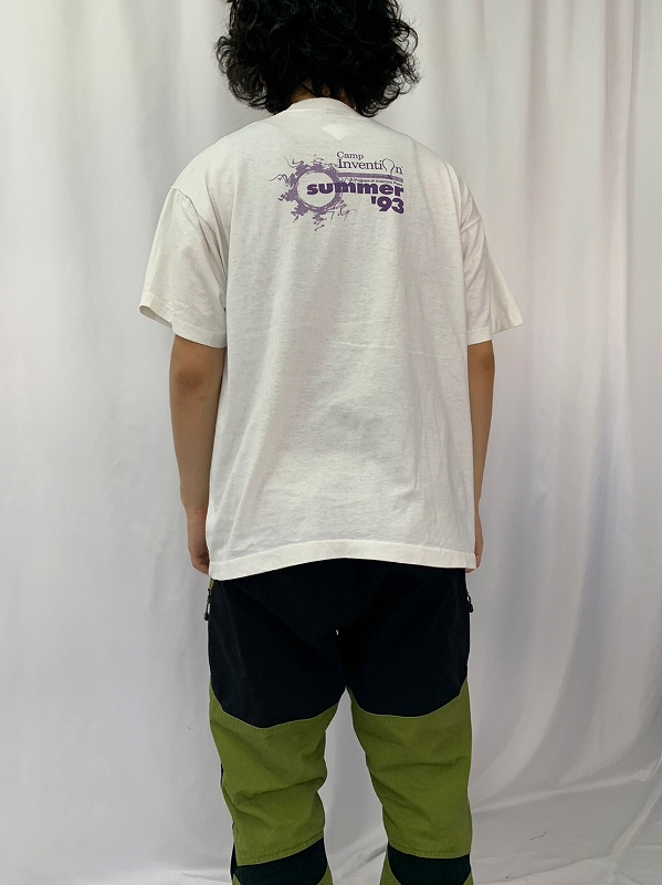 USA 90s USA製 CAMP・DENALI ボタニカルTシャツ M～L