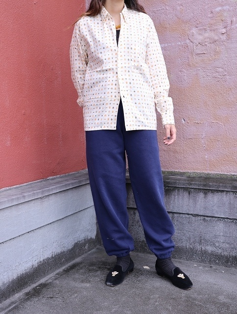 画像1: 90's RUSSELL ATHLETIC USA製 スウェットパンツ NAVY L (1)