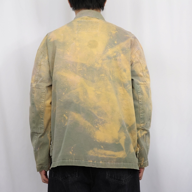 画像5: Levi's カットオフ ブリーチ加工 コットンジャケット L (5)