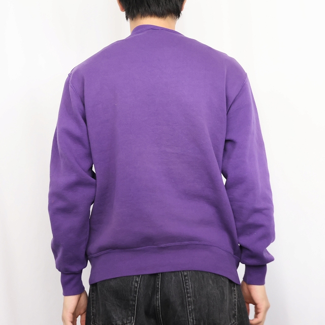 画像3: 90's RUSSELL ATHLETIC USA製 前V 無地スウェット M (3)