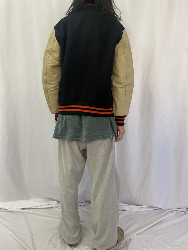 USA製 60sヴィンテージ ウールスタジャン LASLEY KNITTING