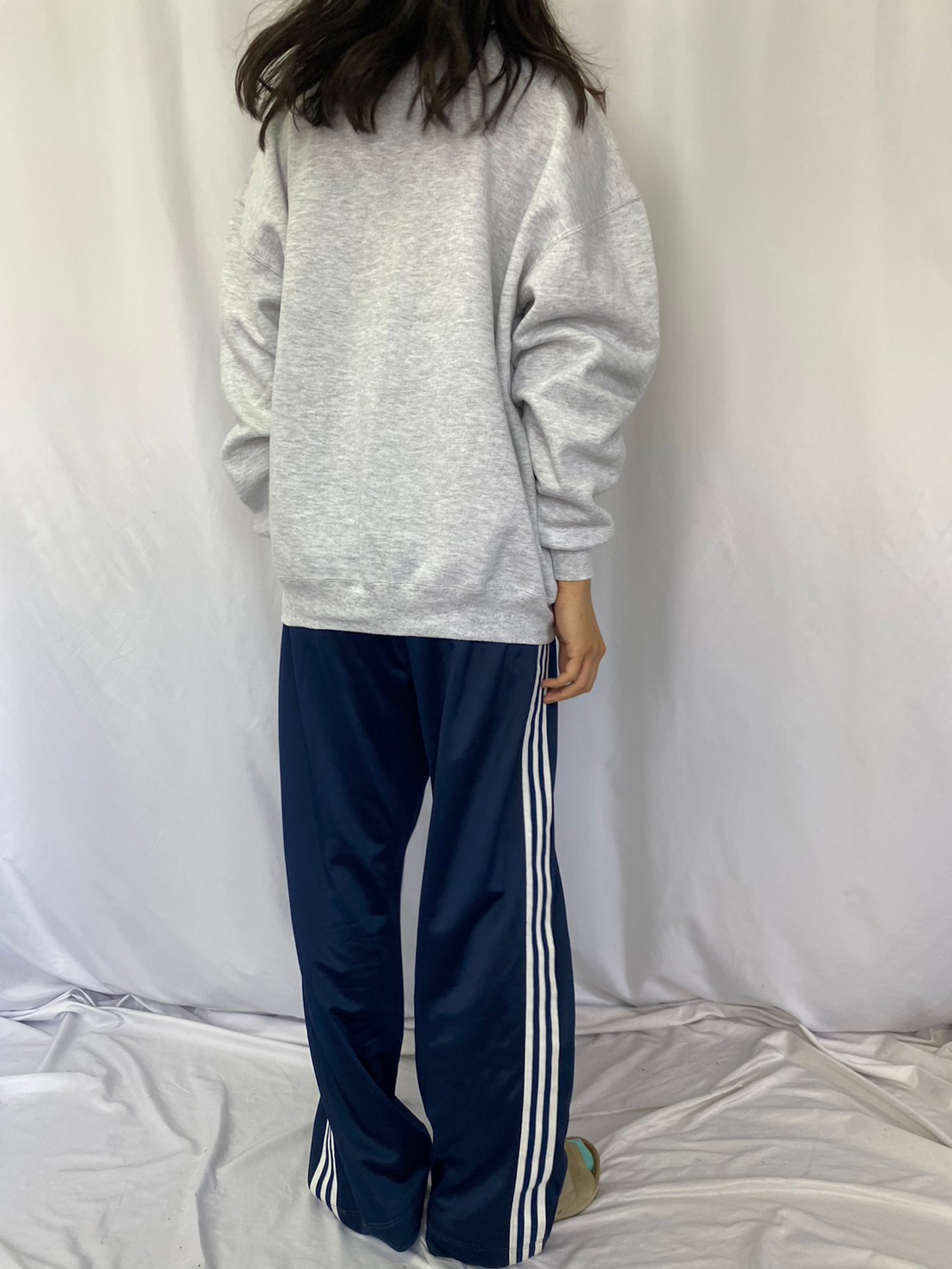 90s USA製 RUSSELL ATHLETIC XXL ライトブルーグレー