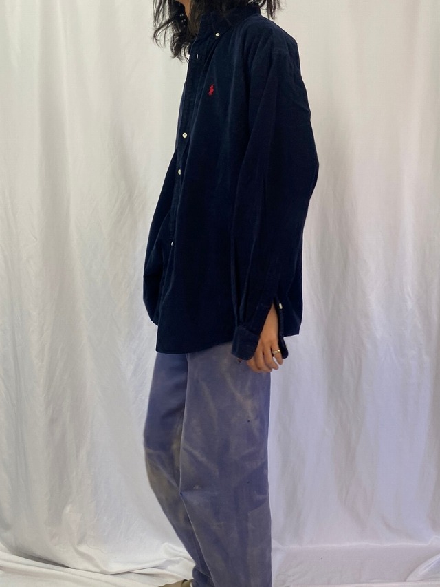 90年代 90s ポロラルフローレン 紺 ネイビー 長袖│ヴィテージ古着屋 