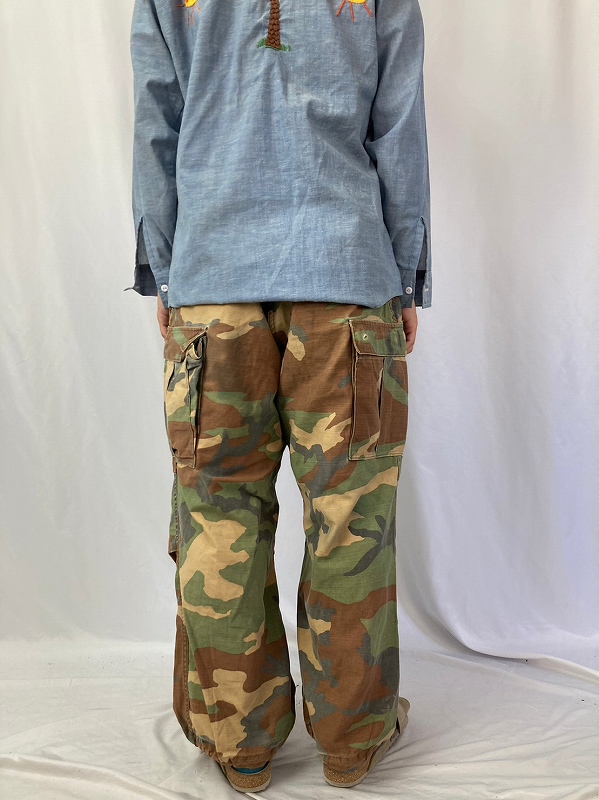 80's U.S.ARMY M-65 ウッドランドカモ フィールドパンツ MEDIUM-SHORT