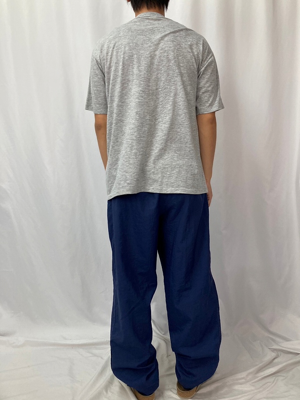 80s USA製 スヌーピー イラスト プリント Tシャツ M キャラクター 紺