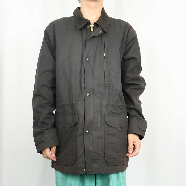 画像2: FILSON USA製 オイルドジャケット BLACK L (2)