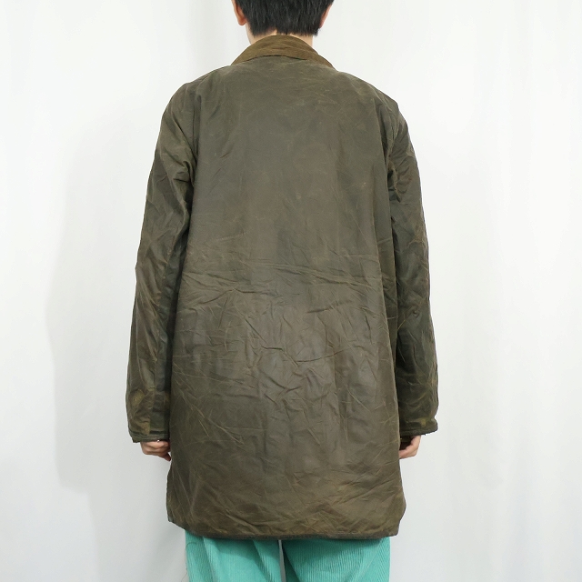 画像3: 80's Barbour ENGLAND製 "GAMEFAIR" ロゴピンズ付き オイルドジャケット 2ワラント (3)