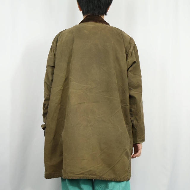 画像3: 80's Barbour ENGLAND製 "GAMEFAIR" ロゴピンズ付き オイルドジャケット 2ワラント (3)