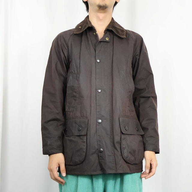 画像2: 90's Barbour ENGLAND製 "BEDALE" オイルドジャケット 3ワラント (2)