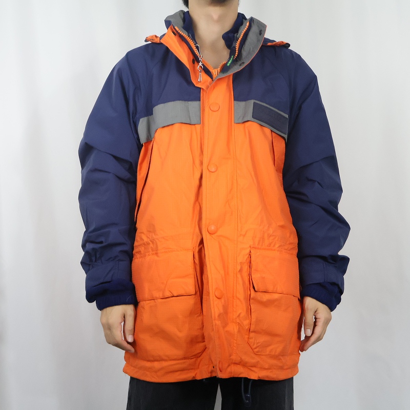 画像2: 90's Eddie Bauer EBTEK "GORE-TEX" ロゴパッチ付き フリースライナー マウンテンパーカー M (2)