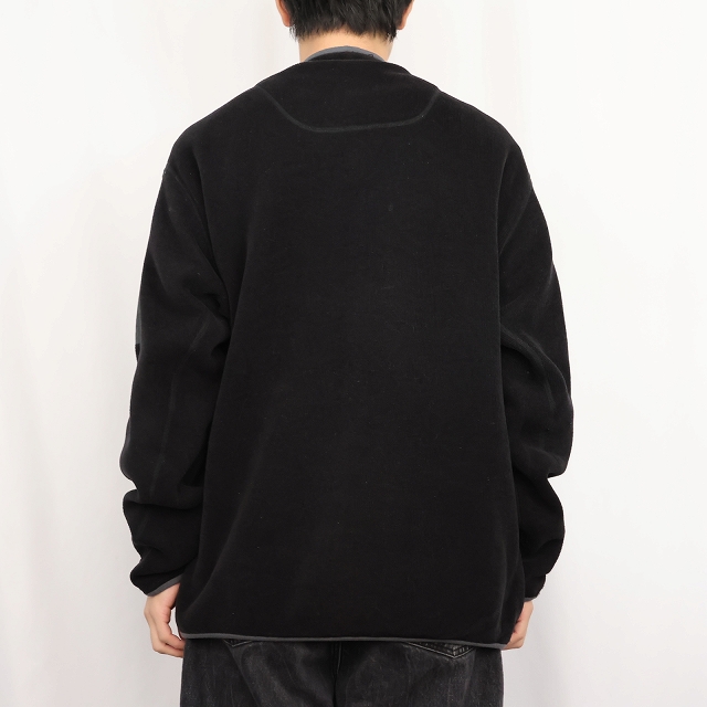 画像3: 90's ARC'TERYX CANADA製 コバートフリースプルオーバー BLACK XL (3)