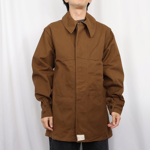 画像2: 40〜50's SNCF フランス国鉄 ダックワークジャケット  (2)