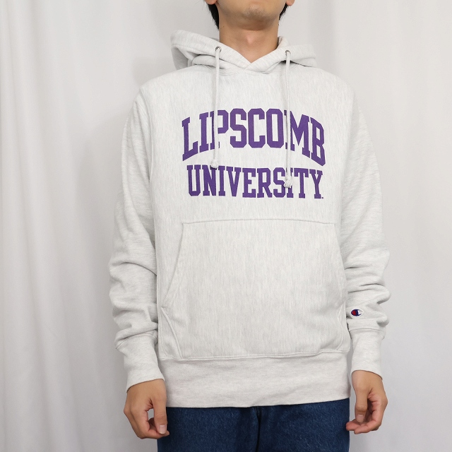 画像2: Champion REVERSE WEAVE "LIPSCOMB UNIVERSITY " プリントスウェットフーディー S (2)