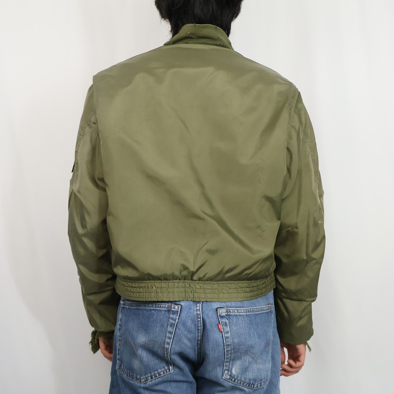 米軍 60's フライトジャケット サージグリーン 60s 60年代 アメリカ軍 米軍 海軍 USネイビー ミリタリー ウェップ