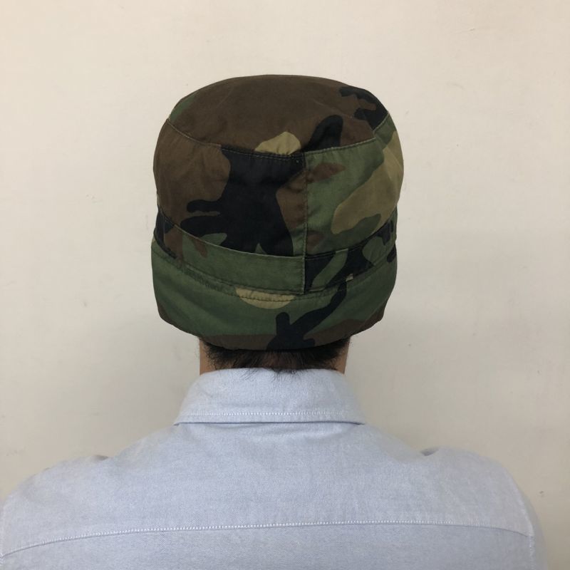 2000年代 アメリカ軍 米軍 ミリタリー 迷彩 カモフラージュ 帽子 耳