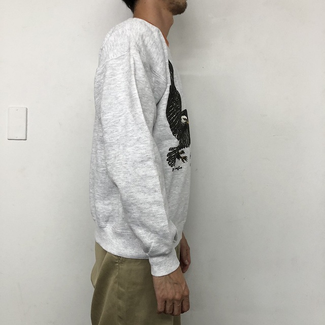 【SALE】 90's Lee USA製 イーグルプリントスウェット
