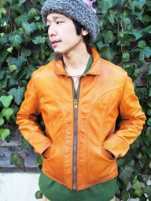 VINTAGE OSHWAHKON レザーJKT