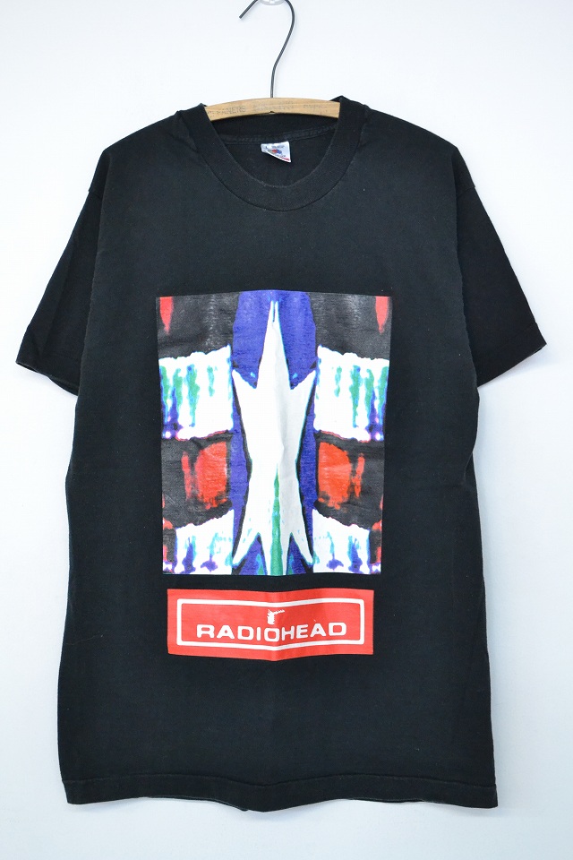 【古着】【中古】【VINTAGE】【ビンテージ】【ヴィンテージ】【90's】【RADIOHEAD】【プリントTシャツ】【レディオヘッド】 メンズ