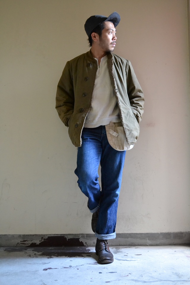 40's US.ARMY M-43 ハンドペイントライナージャケット 40's US
